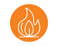Flame image for fire safety